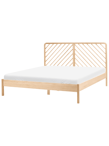 Beliani 2-tlg Doppelbett SEPHOS in Braun