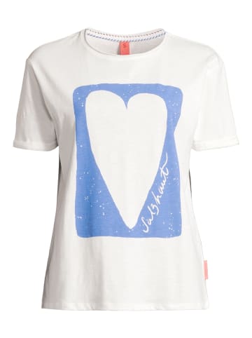 Salzhaut Rundhals T-Shirt für Damen in rosa