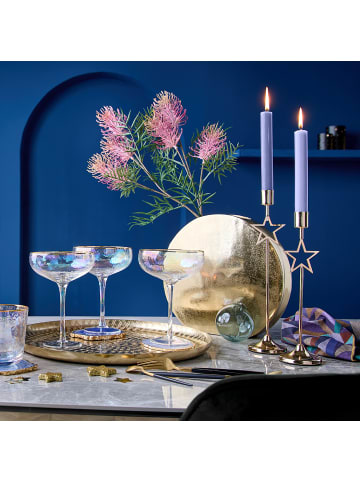 Butlers Butlers Champagnerschale SMERALDA 4er-Set in Durchscheinend