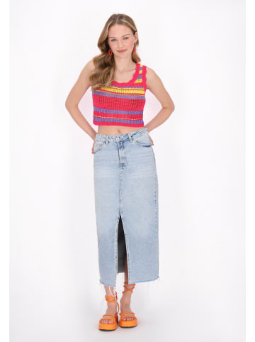 myMo Women Top in pink multicolor