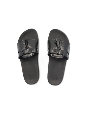 Flip Flop Sandale "pool*tassel" in black