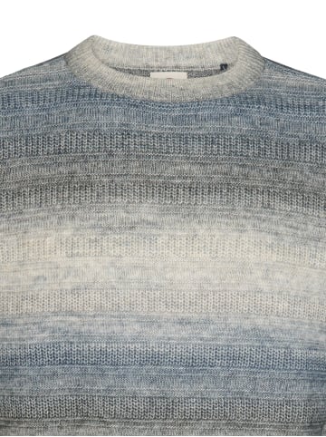 Petrol Industries Melierter Strickpullover brookstone in Blau