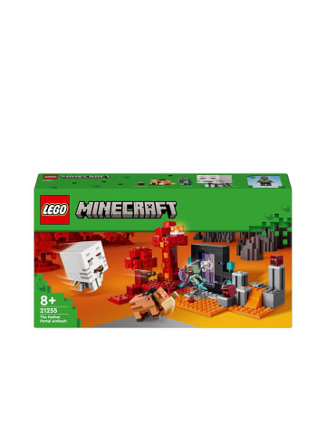 LEGO Bausteine Minecraft Hinterhalt am Netherportal, ab 8 Jahre