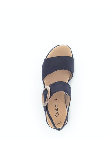 Gabor Plateau Sandalen für Damen in blau