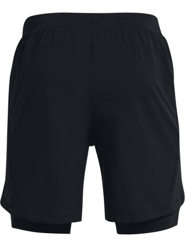 Under Armour Short "UA Launch Run 2-in-1-Shorts" in Schwarz