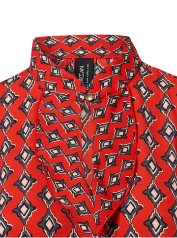 MARC CAIN COLLECTIONS Bluse in rot anthrazit - 0001