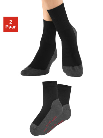 H.I.S Wandersocken in schwarz