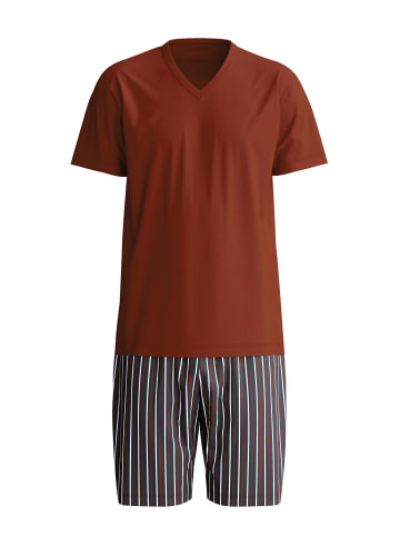 Calida Pyjama in brick red