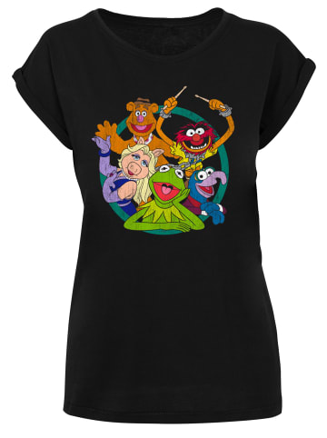 F4NT4STIC T-Shirt Disney Die Muppets Group Circle in schwarz