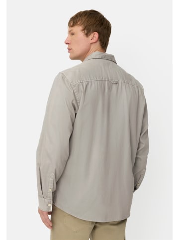 Camel Active Langarm Hemd aus Baumwolle in Grau