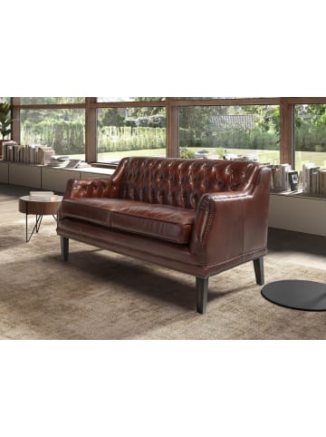 Angel Cerdá Angel Cerdá Chester 2‑Sitzer Sofa aus cognacbraunem Leder Modell 6290