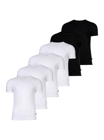 JOOP! T-Shirt 6er Pack in Schwarz/2xWeiß