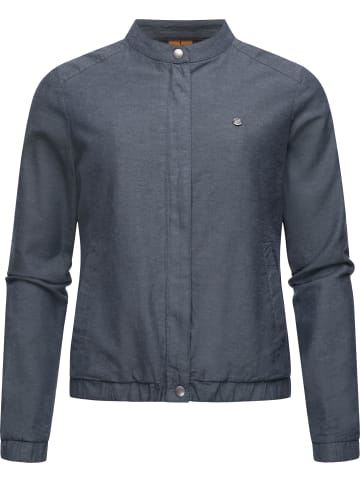 ragwear Kurzjacke Malawi Linen in Indigo Blue