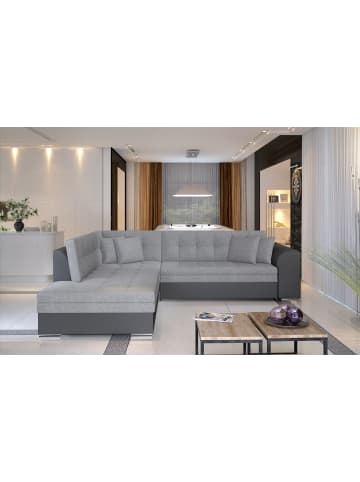 MF Design Piri Recamiere Links in Grau -  (L) 260 x (B) 260 x (H) 78 cm