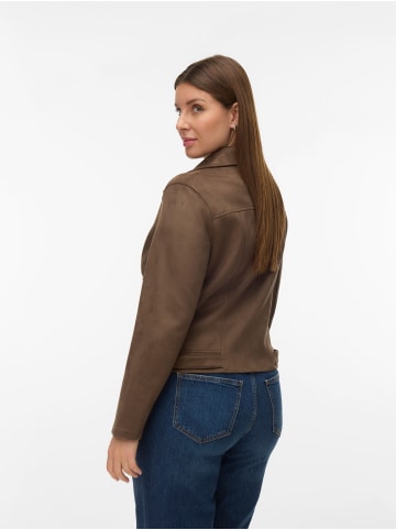 Vero Moda Kunstlederjacke in Chocolate Chip 1