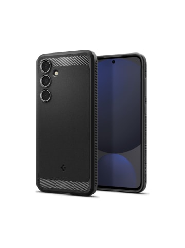 Spigen Spigen Rugged Armor Hülle Samsung Galaxy S24 FE Schwarz in Schwarz
