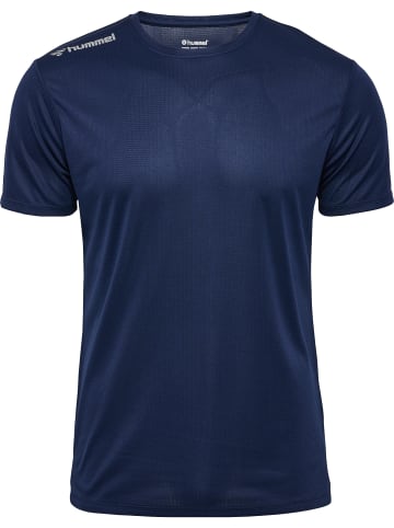 Hummel Hummel T-Shirt Hmlrun Laufen Herren in BLACK IRIS