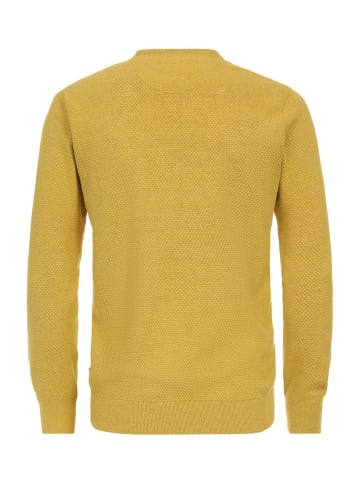 CASAMODA Rundhalspullover für Herren in gelb