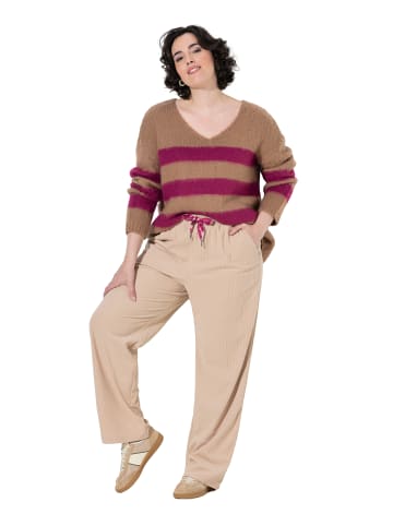 Ulla Popken Schlupfhose in hellbraun