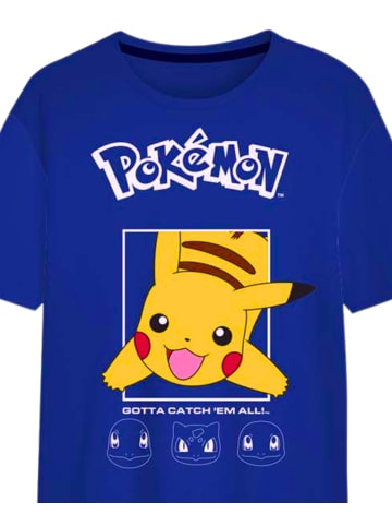 Pokémon 2er-Set: T-Shirt Pokémon Pikachu in Blau-Schwarz