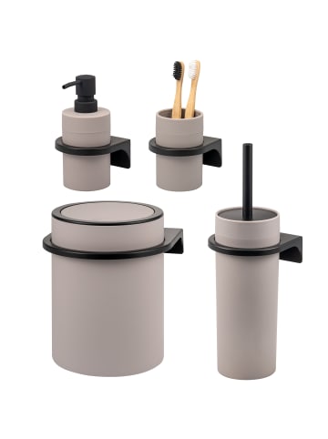 bremermann Bad-Accessoires Set SAVONA 4tlg. rund