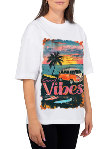 Reichstadt Damen Oversized T-Shirt in Surfside Vibes