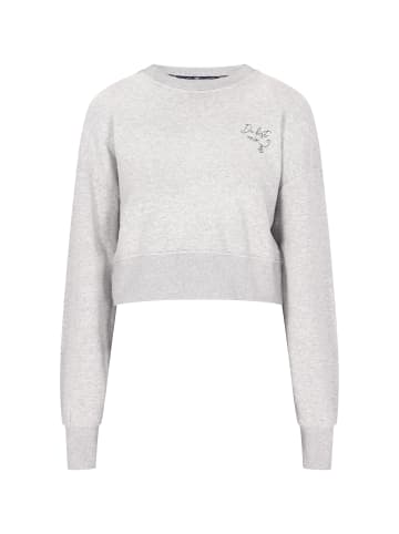 DreiMaster Damen Sweatshirt in Grau Melange