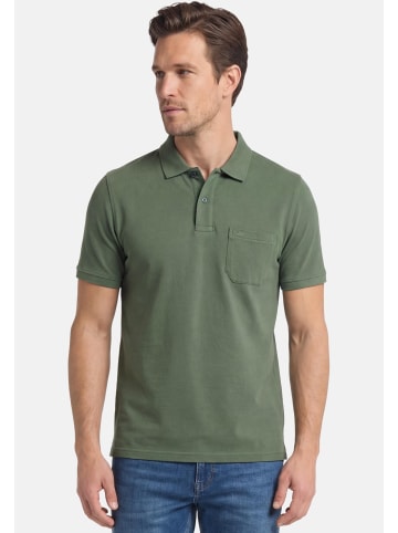Redmond Poloshirt Basic in Dunkelgrün