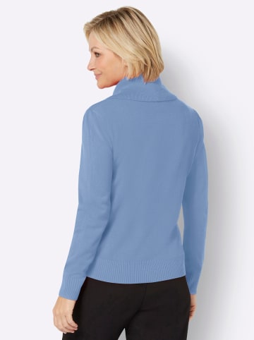 Sieh an! Pullover in bleu