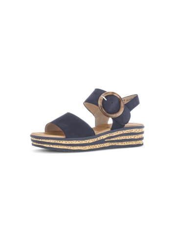 Gabor Plateau Sandalen für Damen in dunkel-blau