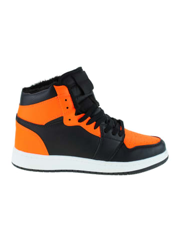 Roadstar Winterschuhe in Schwarz/Orange