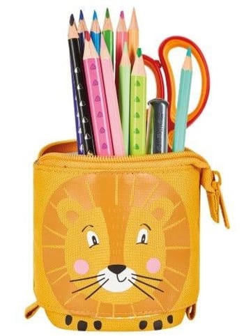 Herlitz Schüleretui Stifteköcher Polyester 140x75mm Lion