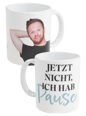 Ralf Schmitz Ralf Schmitz Tasse Jetzt nicht, ich hab Pause Kaffeetasse 320 ml in Mehrfarbig