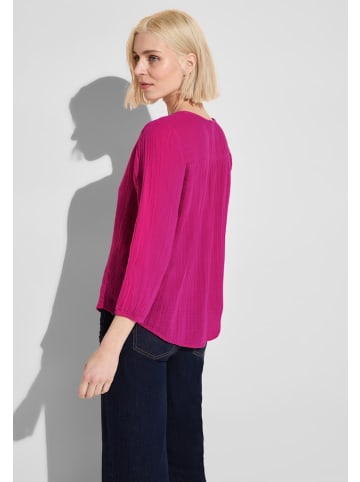 Street One Musselin Bluse in Rosa