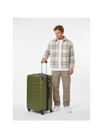 Wenger Amplar Evo 4 Rollen Trolley L 75 cm mit Dehnfalte olive