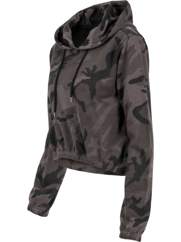 Urban Classics Urban Classics Damen Ladies Camo Cropped Hoody in dark camo