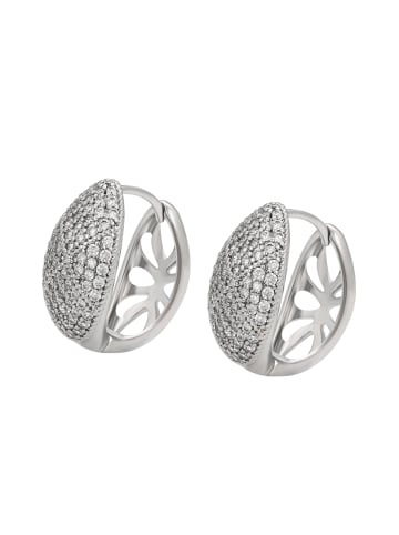 faina Women Huggie Earrings in Silver