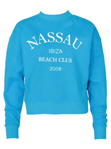 Nassau Beach Sweatshirt NB231036 in cyan