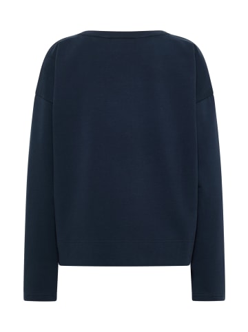 ELBSAND Sweatshirt Aliska in Coldwater + Multicolor