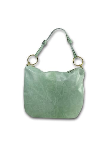 Toscanto Leder Umhängetasche Toscanto Tasche hellgrün, mint ca. 33cm