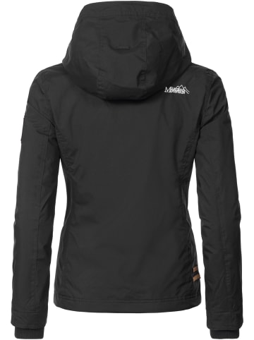 Marikoo Übergangsjacke Erdbeere in Schwarz