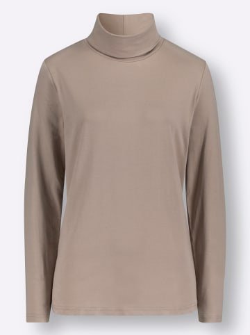 WITT WEIDEN Rollkragen-Shirt in sesam