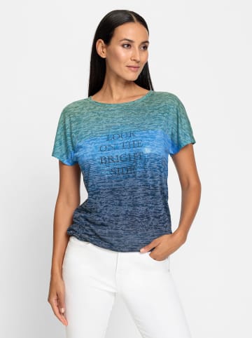 Heine Rundhalsshirt in marine-bedruckt