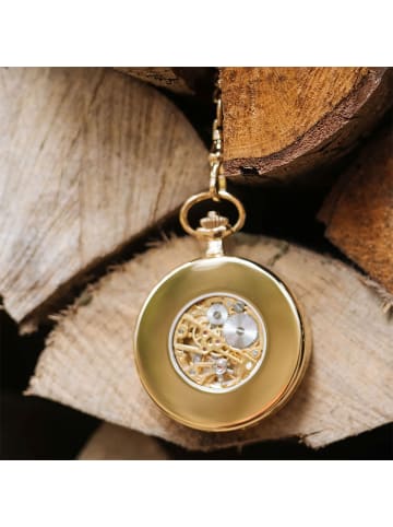 Waidzeit Analog-Taschenuhr Waidzeit Taschenuhren extra groß (ca. 50mm)