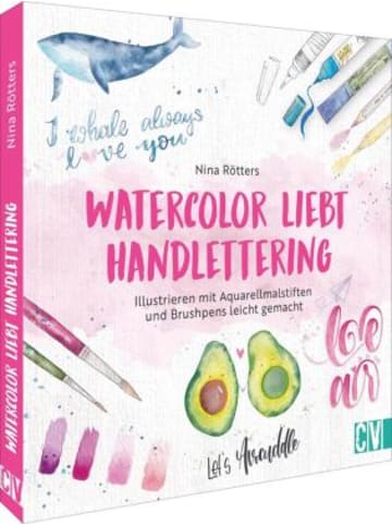 Christophorus Buch - Watercolor liebt Handlettering