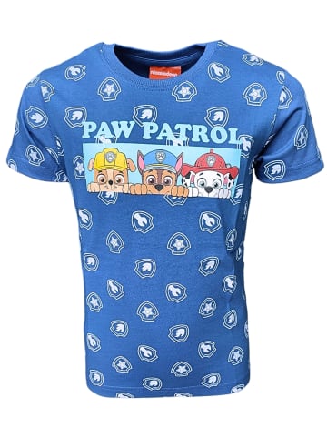 Paw Patrol 2er-Set: T-Shirt Paw Patrol  in Blau-Weiß