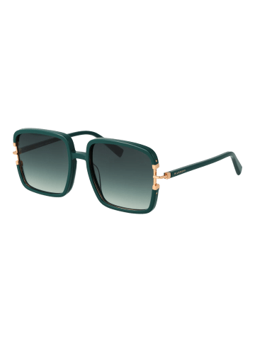 Ana Hickmann Frauen Sonnenbrille Quadratisch Türkis