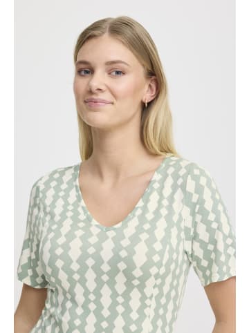 Fransa Jerseykleid FRDOTTIE Regular fit in Iceberg Green art
