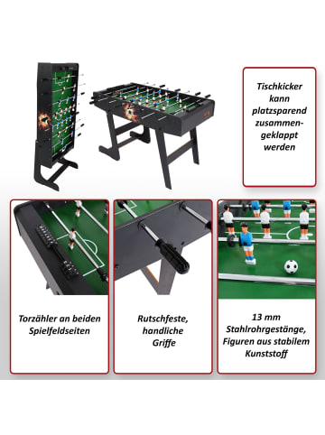 MCW Tischkicker Manchester, Schwarz Fußballmotiv