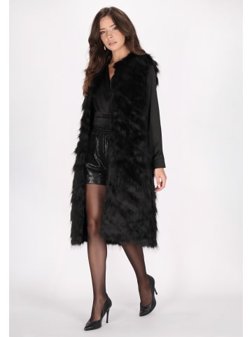 faina Damen Weste in Schwarz